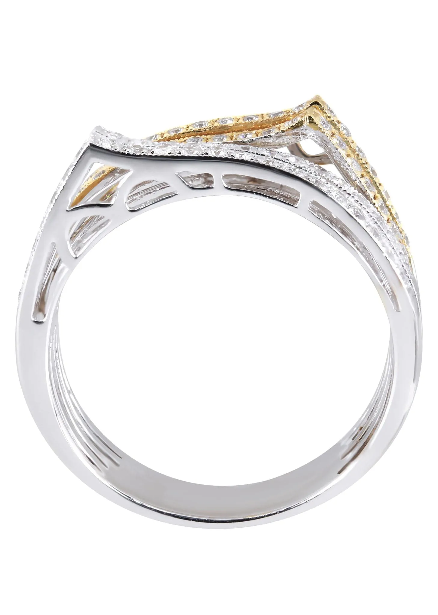 14K Ladies Diamond Cocktail Ring | 0.55 Carats | 6.29 Grams