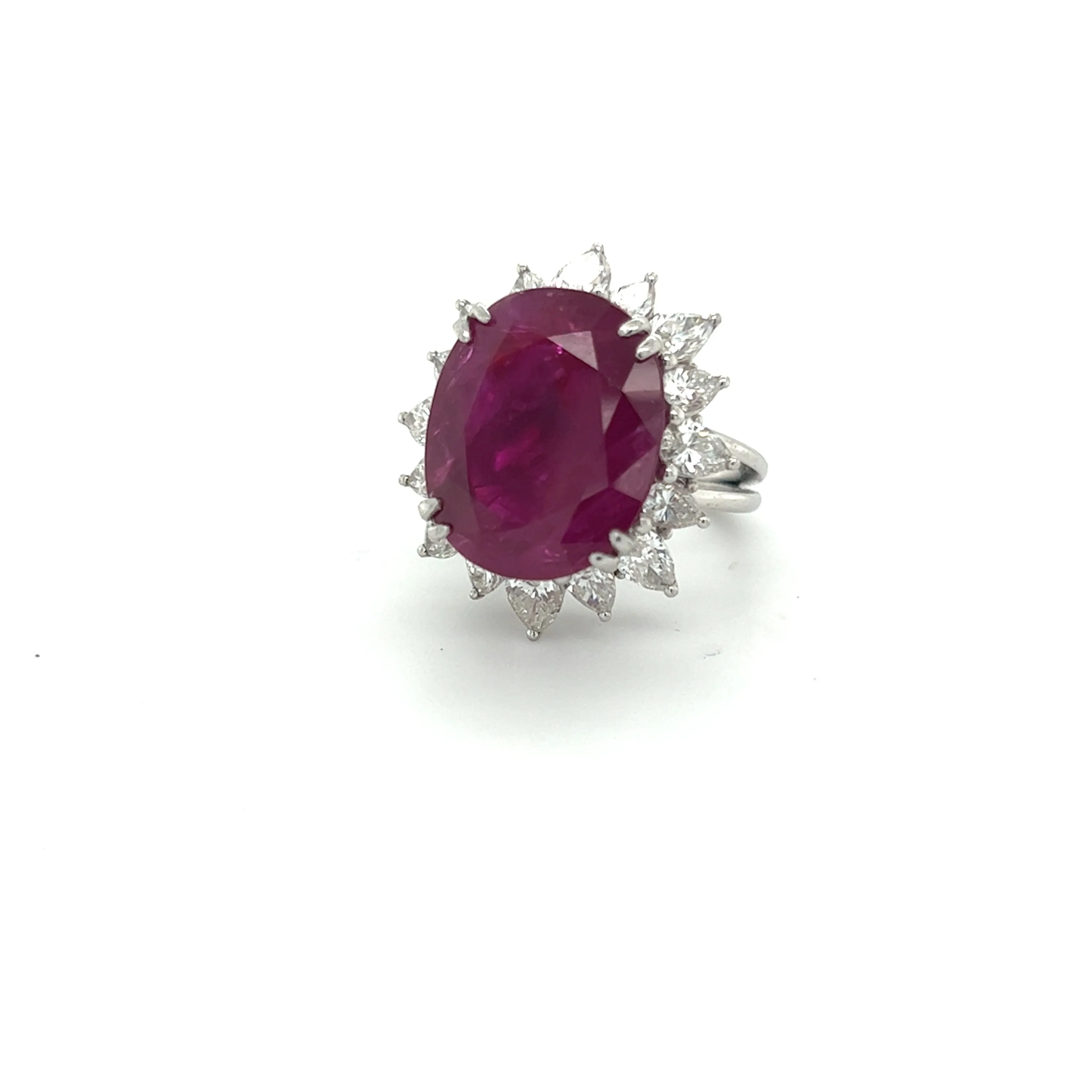 22.50 carat Burmese Ruby Cocktail Ring