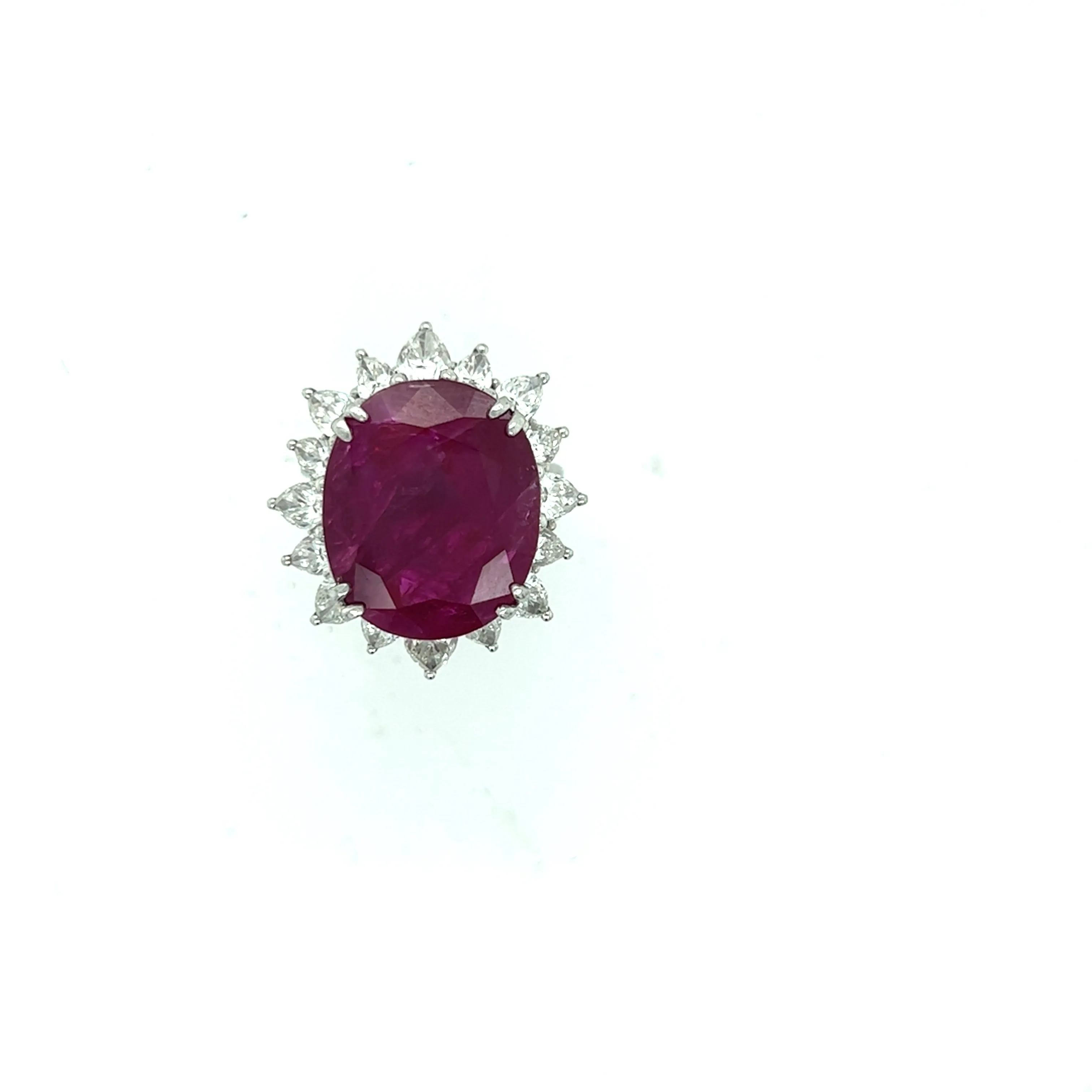 22.50 carat Burmese Ruby Cocktail Ring