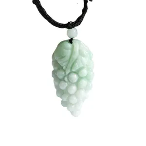 A Grade Jade Grape Pendant from Fortune's Favor Collection