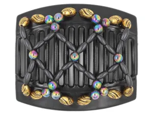 African Butterfly Thick Hair Comb - Ndalena Black 123