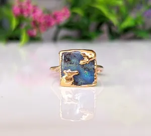 Australian Opal Kintsugi ring