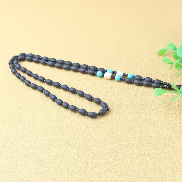 Bead Chain Rope Jade Pendant Necklace Rope