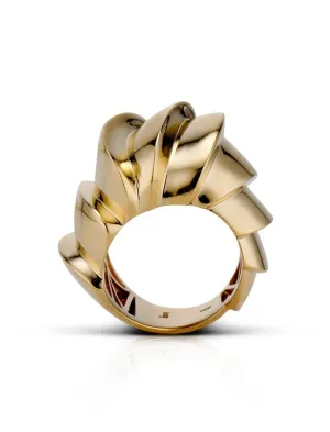 Canary Continuum, 18K Yellow Gold Ring