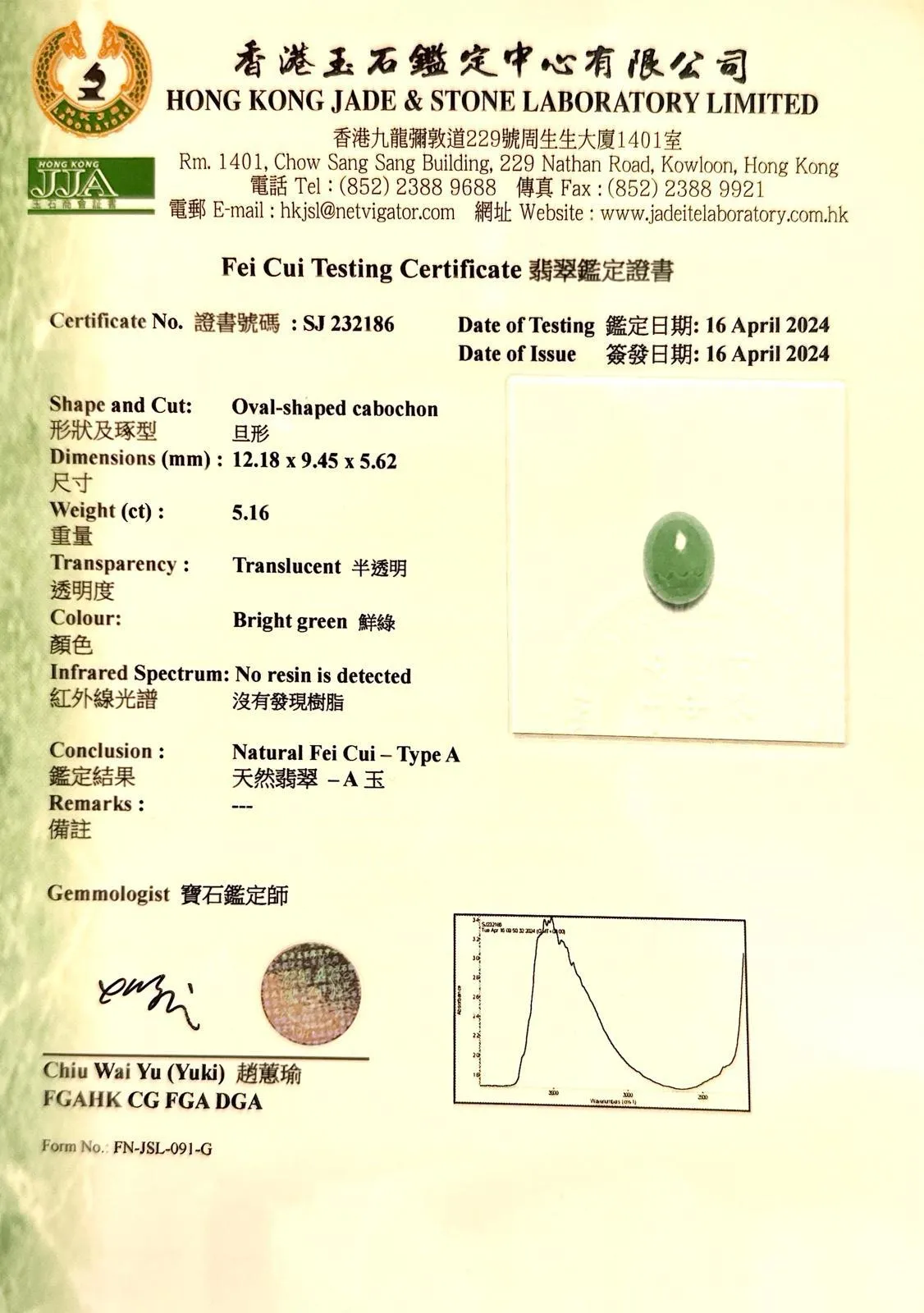 Certified 5.16 Carat Fei Cui Type A Jadeite Jade and Diamond Cocktail Ring