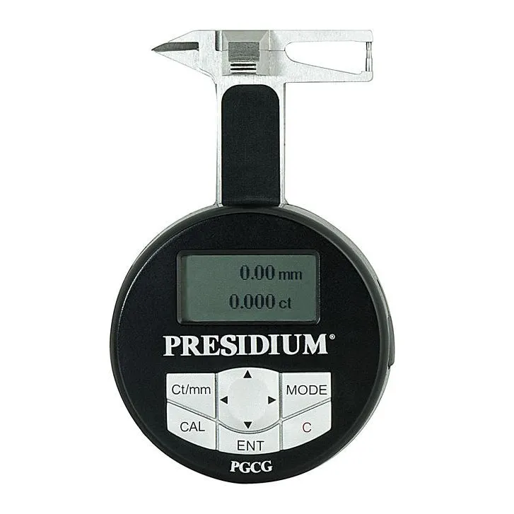 Computerised gemstone gauge (presid PGCG)