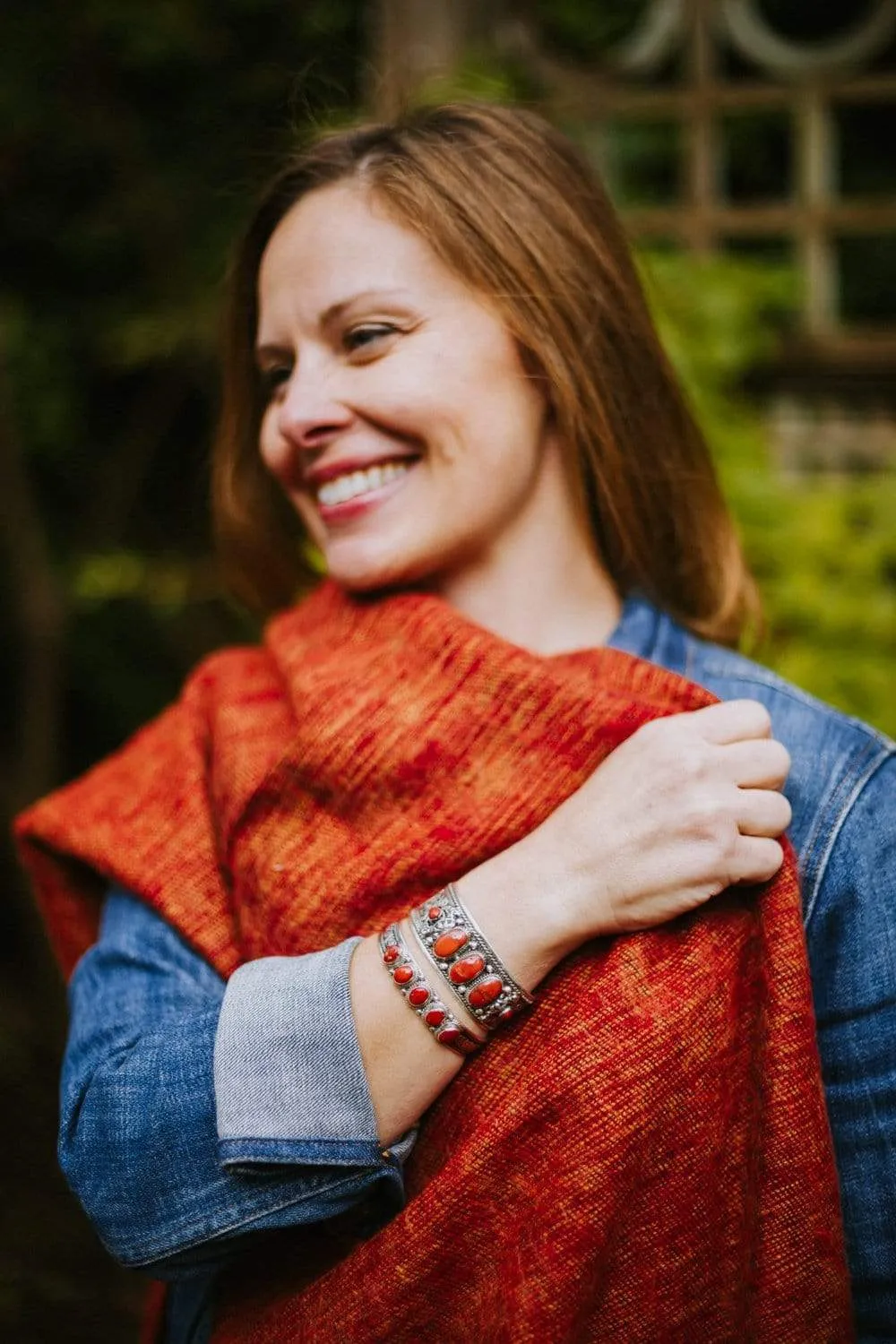 Coral Passion Cuff Bracelet