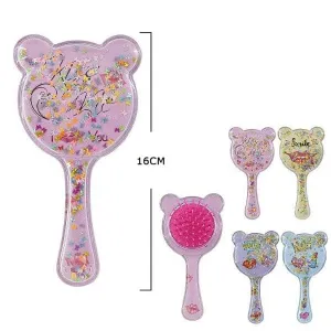 Cute Glitter Hair Brush 1060 (12 units)