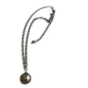 Dark Aged Bronze & Gun Metal Layering Necklace - Shortie *