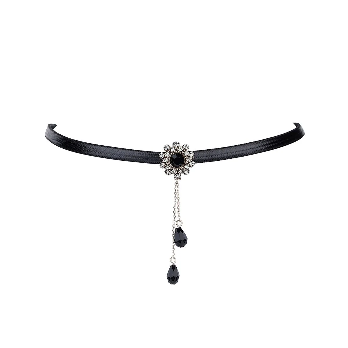 Dark Hunter Black Leather Choker