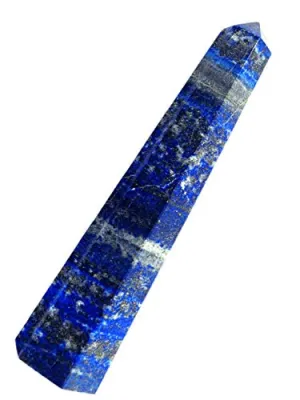 eshoppee 110-120 gm Natural Lapis Lazuli Stone Wand Pencil Reiki Tower