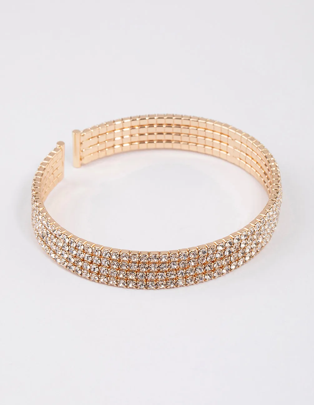 Gold Classic Cupchain Bangle