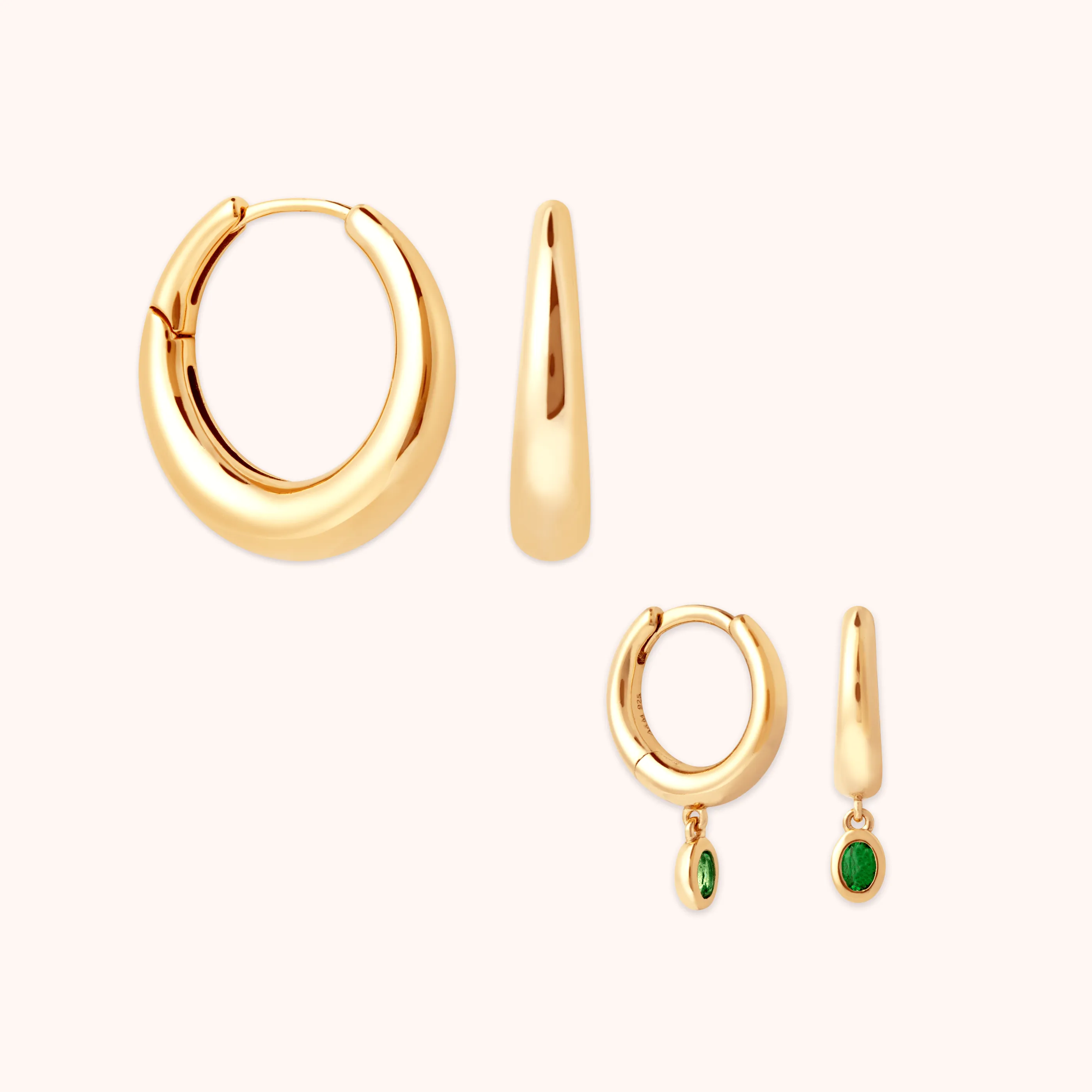 Green Topaz Gift Set in Gold