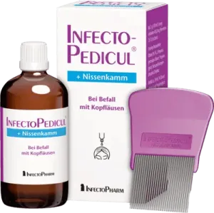 Head lice treatment  nit comb, INFECTOPEDICUL solution