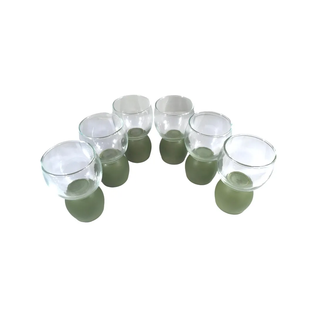 Jeannette Glassware Ring-A-Ding For Another Drink 6-Piece Set