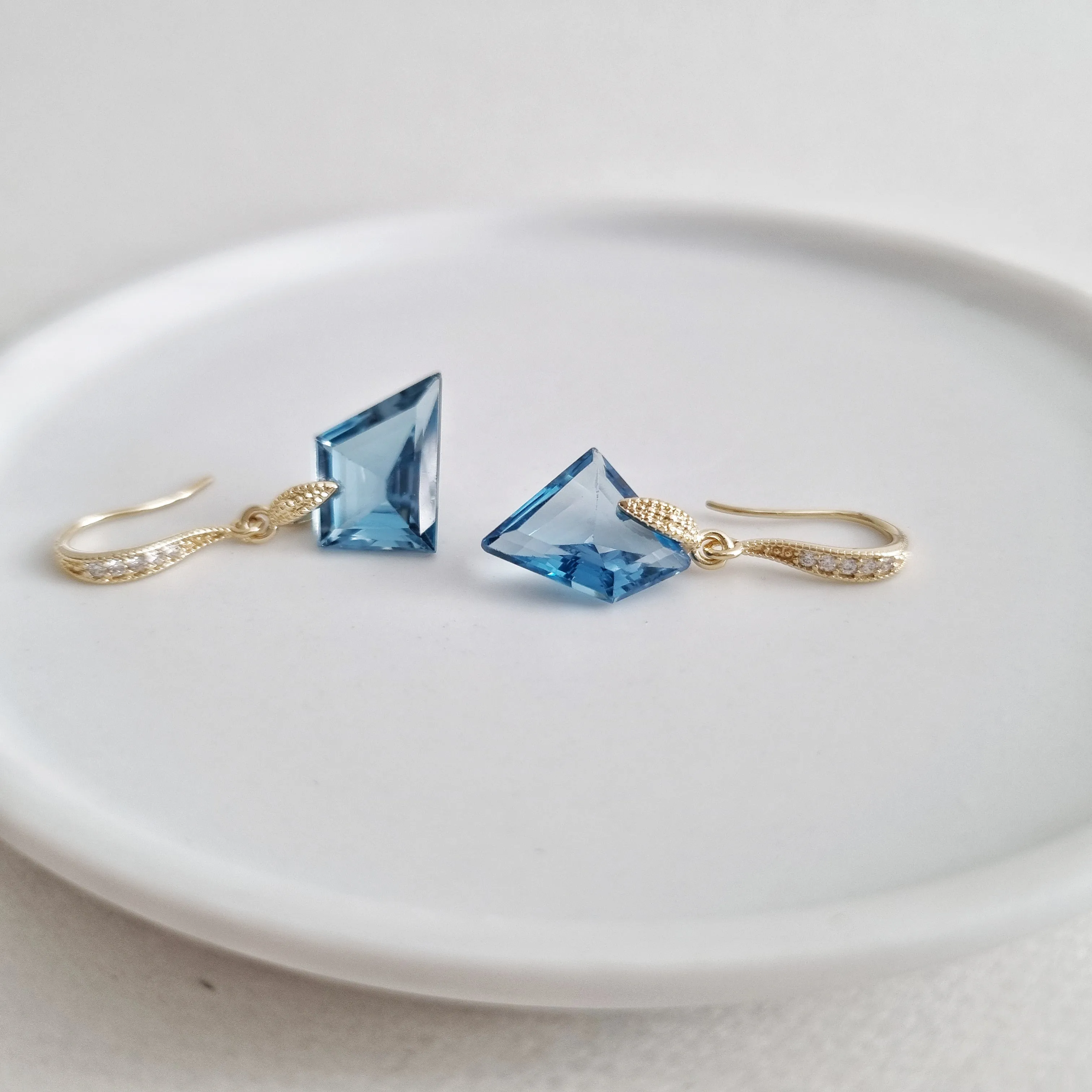 London Blue Topaz Earrings / Gemstone