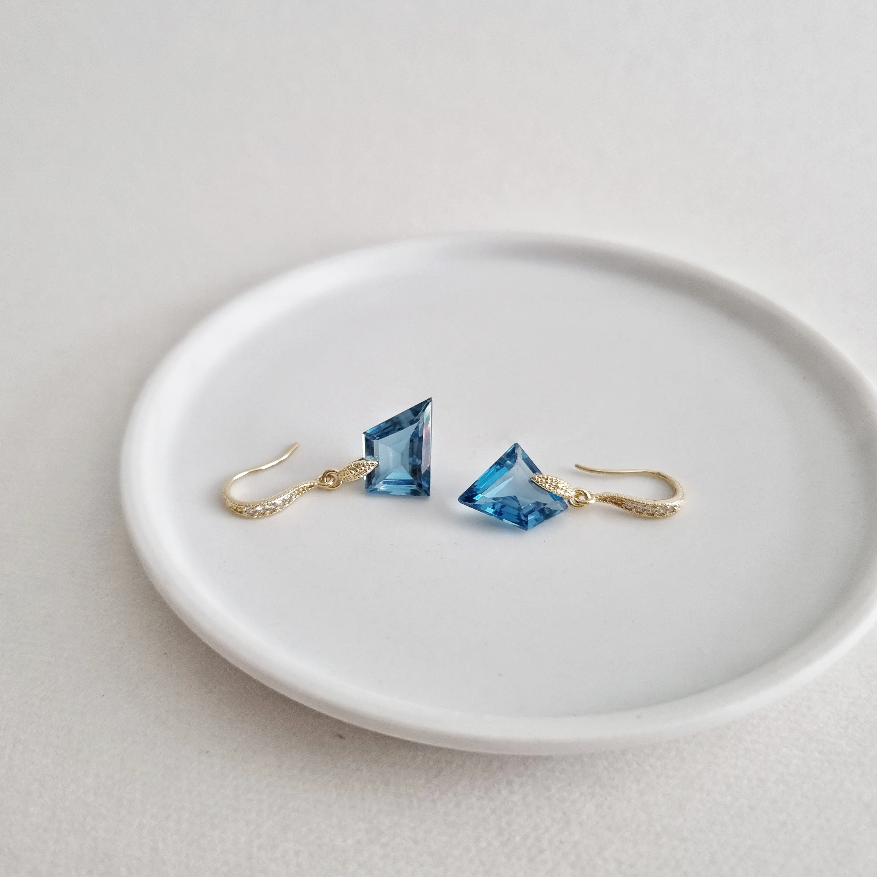 London Blue Topaz Earrings / Gemstone