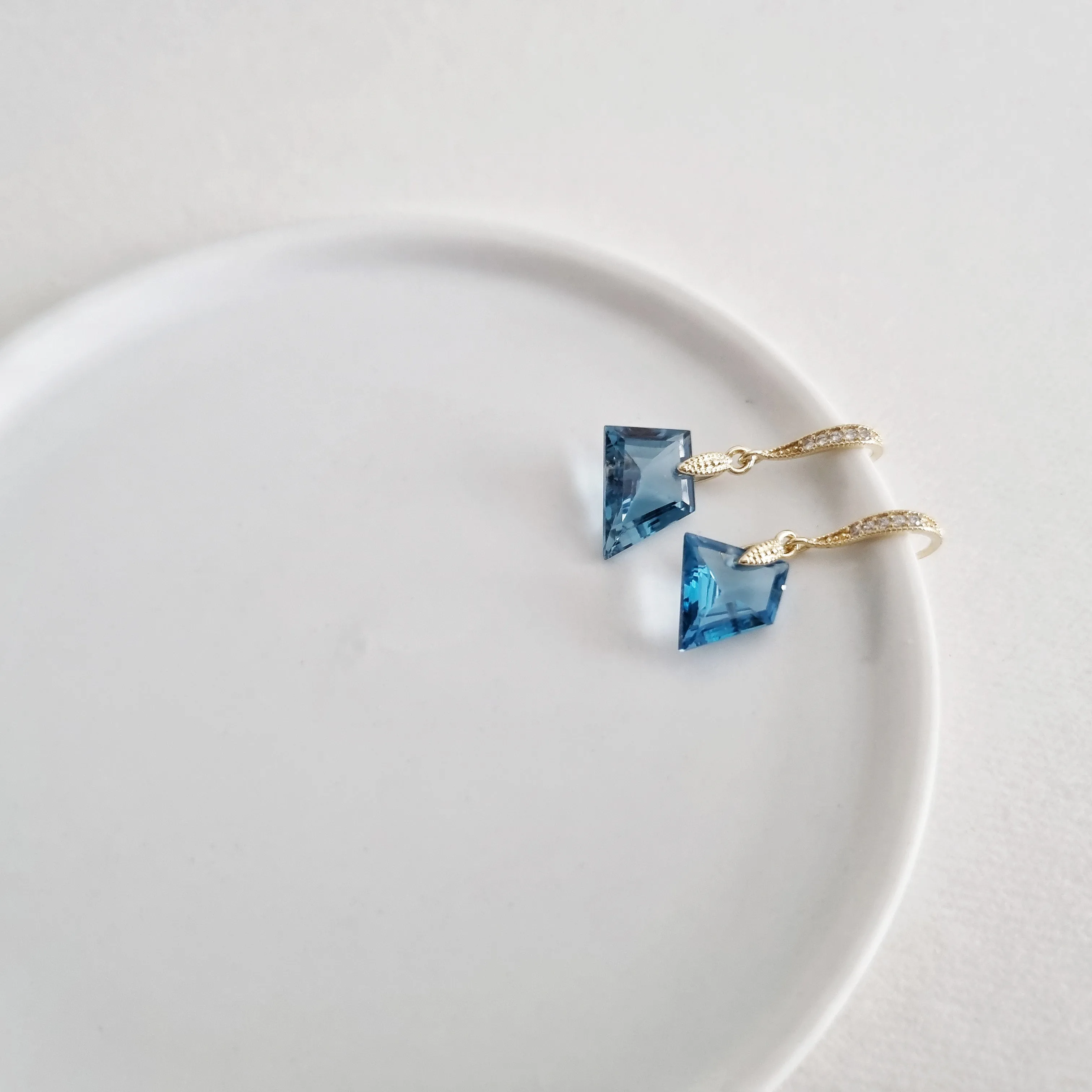 London Blue Topaz Earrings / Gemstone