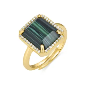 Luxender Kakan Malachite ring