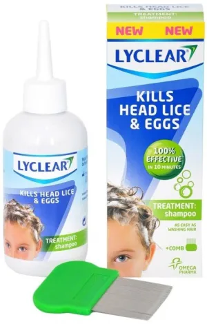 Lyclear Treatment Shampoo with Comb 200ml