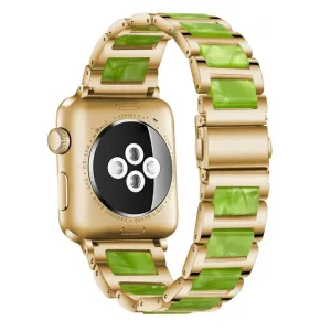 Metal Resin Strap For Apple Watch Band Series 7 6 5 4 Bracelet iWatch 38mm 40mm 41mm 42mm 44mm 45mm Wristband |Watchbands|