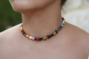 Multicolor choker- From la joie des chaînes