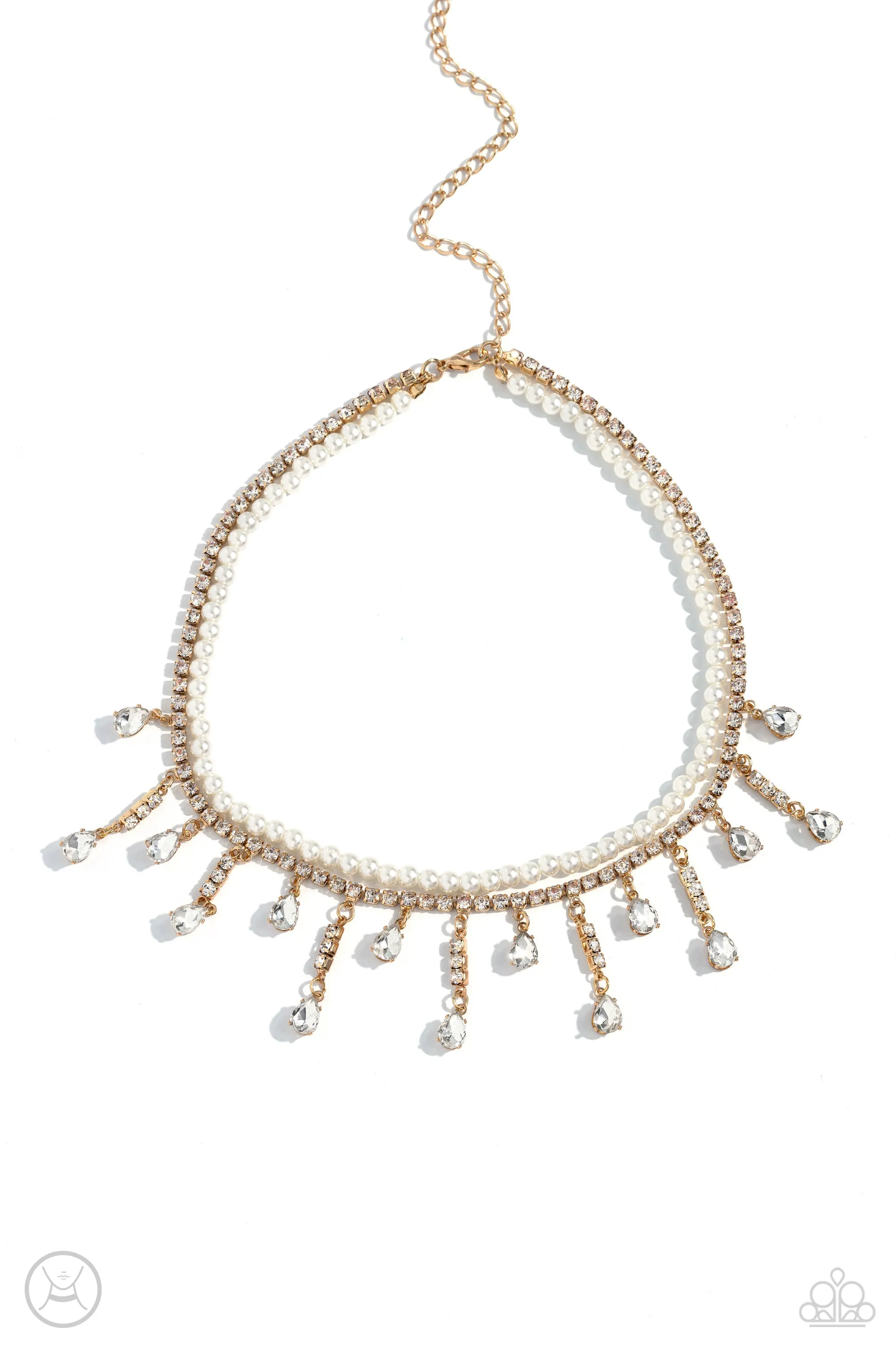 Necklaces Lessons in Luxury - Gold Pearl N2434