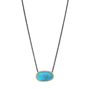 One-of-a-Kind Bisbee Turquoise Necklace - "Kintsugi"