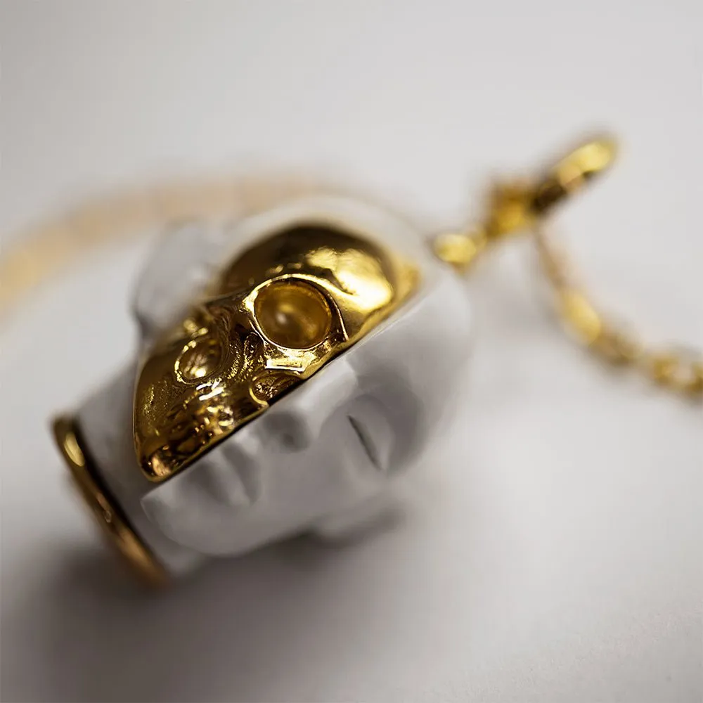 Oracle Skull pendant - white