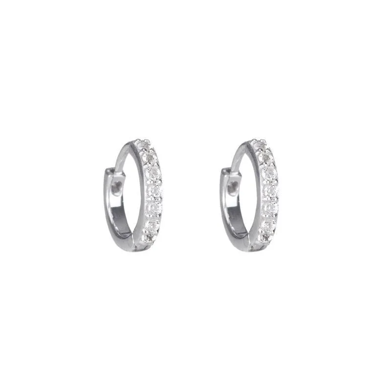 Pavé Hoop Earrings