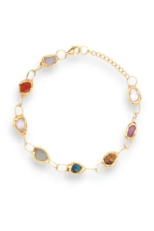 Rainbow Bracelet in Gold