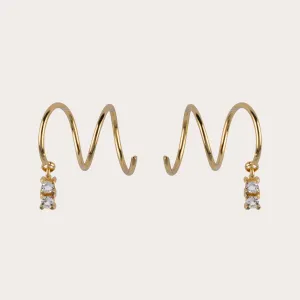 Rumi White Topaas Earrings