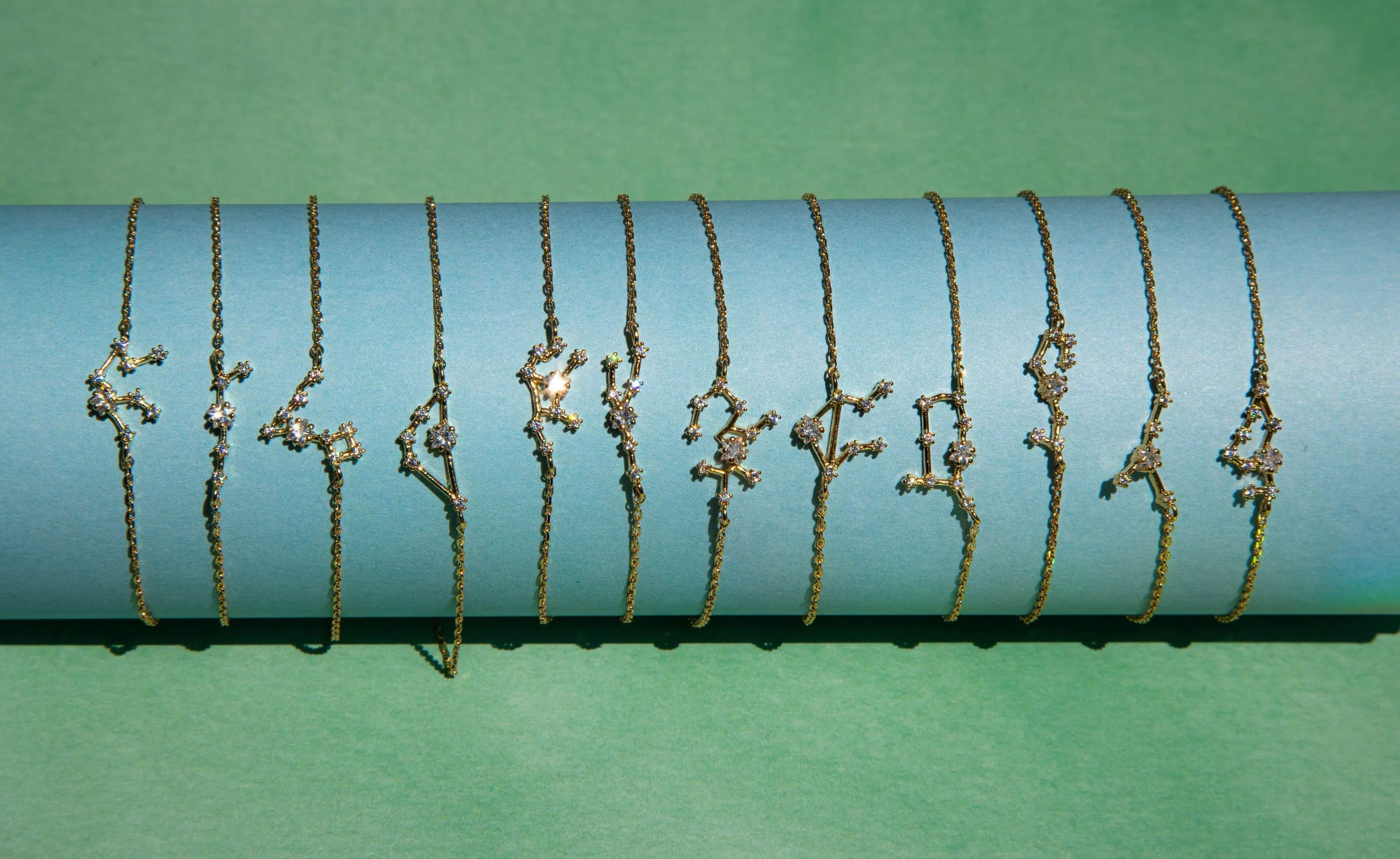 Sagittarius Zodiac Constellation Bracelet with Zircon