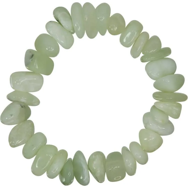 Serpentine Jade Tumbled Bracelet