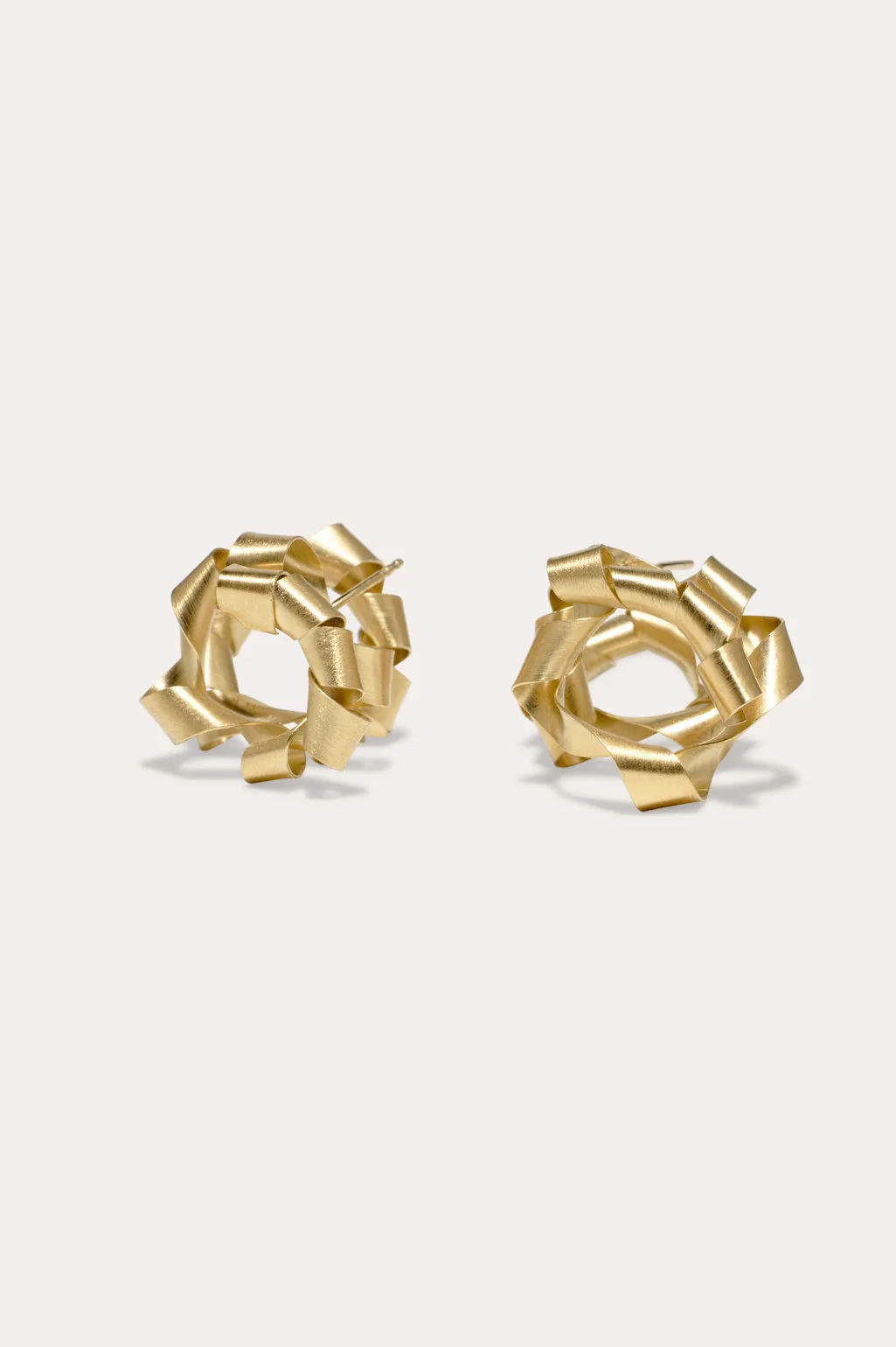 Shreddings - Gold Vermeil Earrings