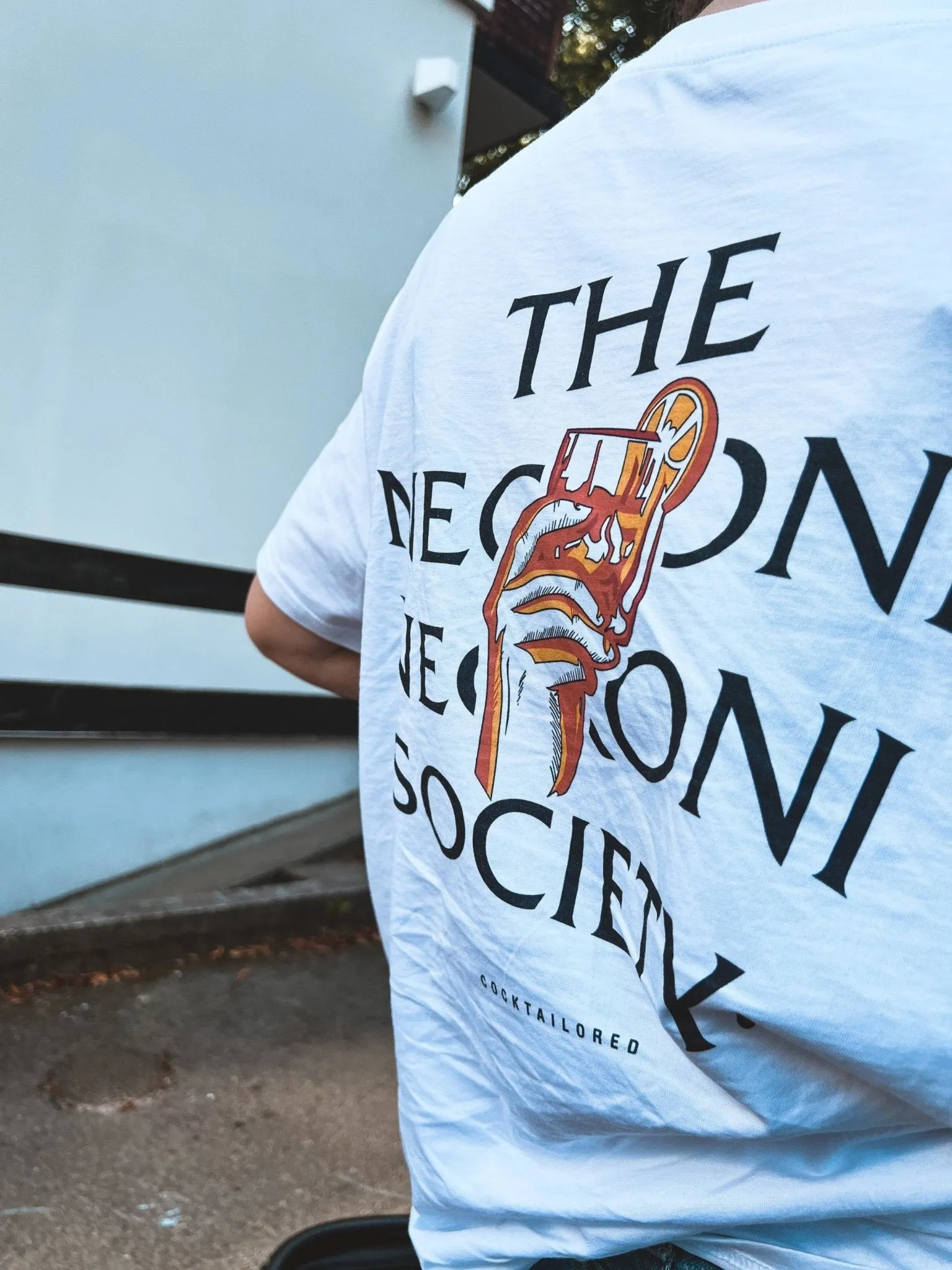 The Negroni Society organic t-shirt