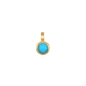 Turquoise Bezel Charm